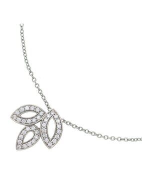 Harry Winston Lily Cluster Mini Diamond Necklace Platinum Pendant